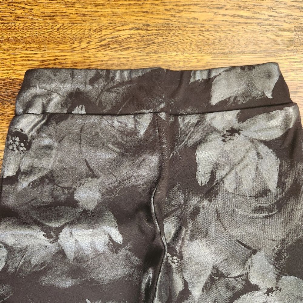 Insight Athletic Leggings Floral Foil Printed Womens 6 - Picture 6 of 10